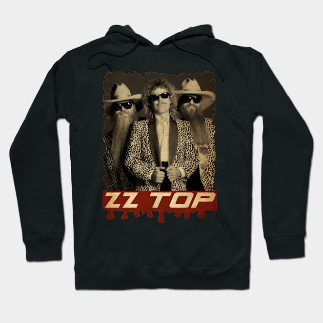 ZZ Top Vintage Hoodie by Teling Balak